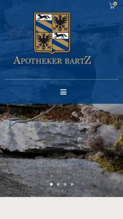 Vorschau der mobilen Webseite www.weingut-apotheker-bartz.de, Weingut Apotheker Bartz