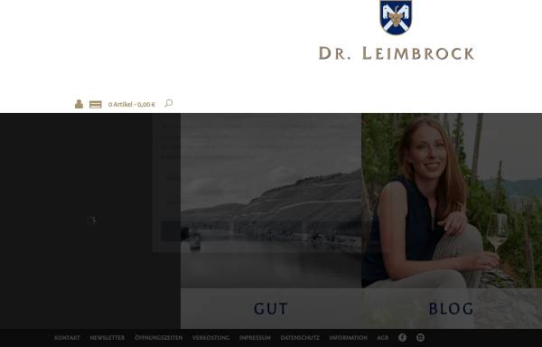 Vorschau von www.dr-leimbrock.de, WeinVertrieb Dr. Leimbrock