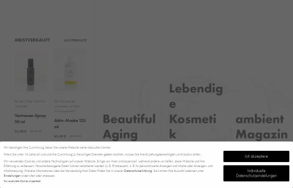 Vorschau von www.ambient.info, Ambient living cosmetics GmbH