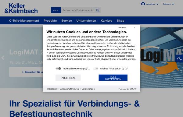 Vorschau von keller-kalmbach.de, Keller & Kalmbach GmbH