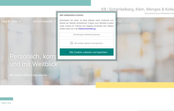 Vorschau von www.schenkelberg-partner.de, Steuerberatungsgesellschaft Schenkelberg und Partner