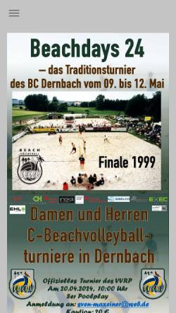 Vorschau der mobilen Webseite www.sc-ransbach-baumbach.de, SC Ransbach-Baumbach 1994 e.V.