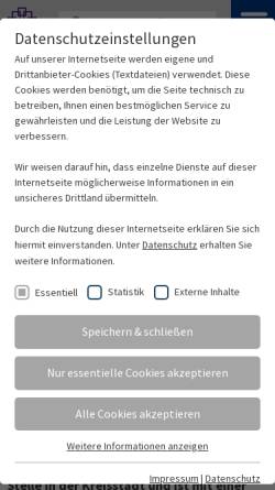 Vorschau der mobilen Webseite evki-montabaur.ekhn.de, Evangelische Kirchengemeinde Montabaur