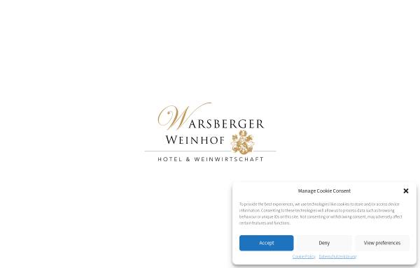 Vorschau von www.warsberger-weinhof.de, Warsberger Weinhof