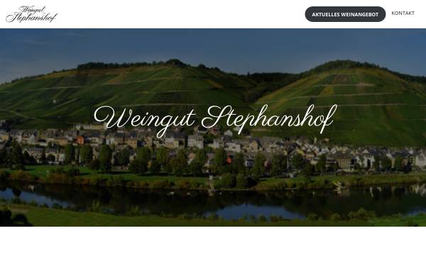 Vorschau von weingut-stephanshof.com, Weingut Stephanshof