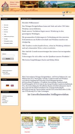 Vorschau der mobilen Webseite www.weingut-dreigiebelhaus.de, Dreigiebelhaus und Ratshofkellerei