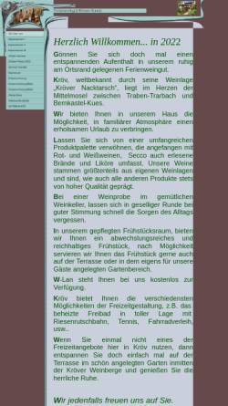 Vorschau der mobilen Webseite www.weingut-roemerknodt.de, Ferienweingut Römer-Knodt