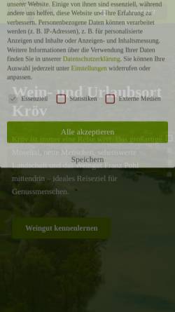 Vorschau der mobilen Webseite www.weingut-pohl.de, Weingut Franz Pohl-Rieth