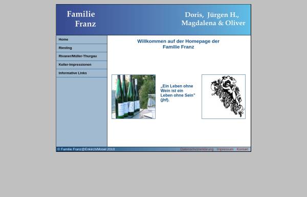 Vorschau von www.franznetz.de, Familie Franz