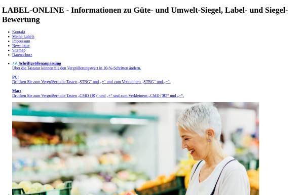 Vorschau von www.label-online.de, Label Online