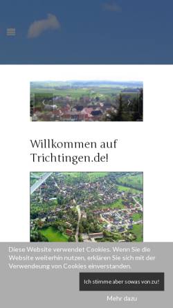 Vorschau der mobilen Webseite www.trichtingen.de, Trichtingen.de