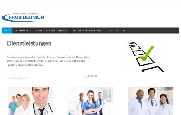 Vorschau von www.provideunion.de, Provideunion GbR