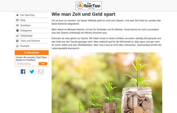 Vorschau von www.derspartipp.de, Der Spar-Tipp