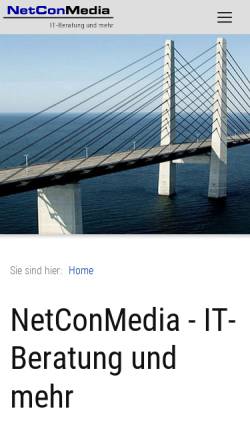Vorschau der mobilen Webseite www.netconmedia.de, NetConMedia