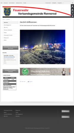 Vorschau der mobilen Webseite www.ww112.de, Feuerwehren der VG Rennerod