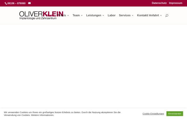 Vorschau von www.droliverklein.de, Gemeinschaftspraxis Oliver Klein und Kollegen
