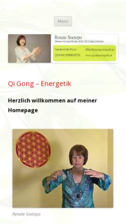 Vorschau der mobilen Webseite www.qigong-energetik.at, Energetik Soetopo