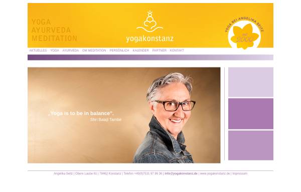 Vorschau von yogakonstanz.de, Yoga in Konstanz