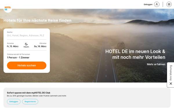 Vorschau von www.hotel.de, Hotel.de