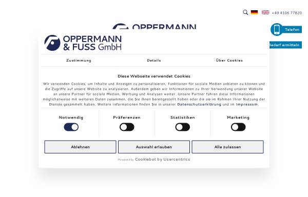 Vorschau von www.oppermann-fuss.de, Oppermann & Fuss GmbH