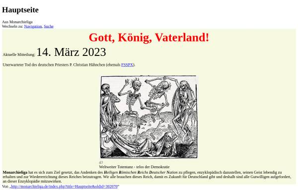 Vorschau von www.monarchieliga.de, Monarchieliga