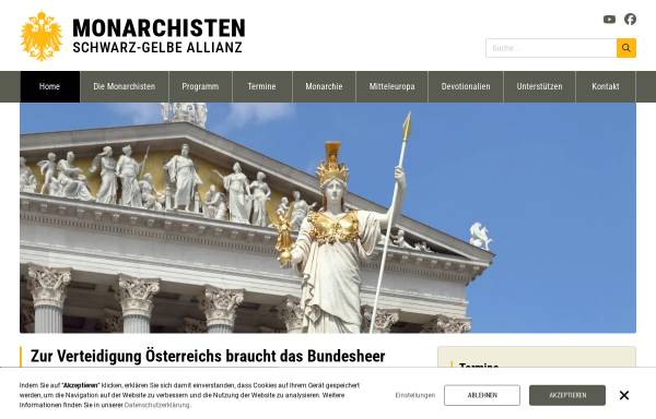 Vorschau von sga.monarchisten.org, Schwarz-Gelbe Allianz