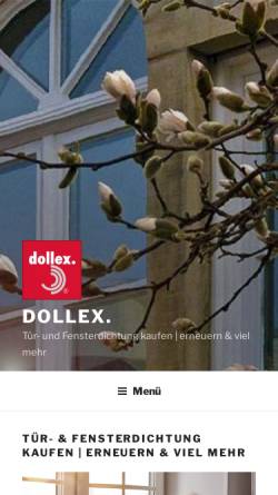 Vorschau der mobilen Webseite www.dollex.de, Dollex.Dichtungen e.K.