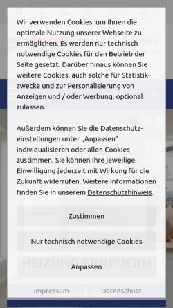 Vorschau der mobilen Webseite www.warneckeundsohn.de, Warnecke & Sohn GmbH & Co. KG