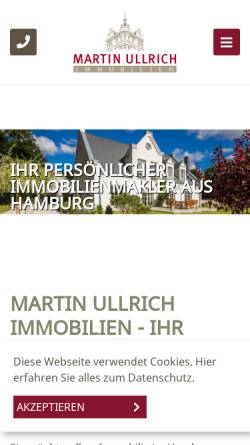 Vorschau der mobilen Webseite www.martinullrich.eu, Martin Ullrich