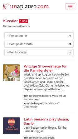 Vorschau der mobilen Webseite www.einapplaus.de, Einapplaus.de