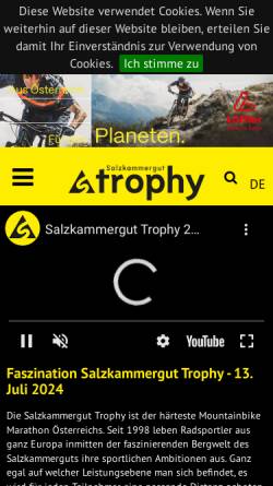 Vorschau der mobilen Webseite www.salzkammergut-trophy.at, Salzkammergut Trophy