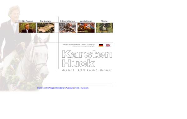 Vorschau von www.karstenhuck.de, Ausbildungsstall Karsten Huck