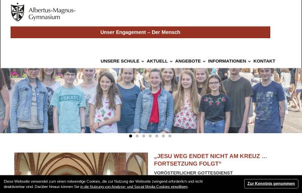 Vorschau von www.amg-igb.de, AMG Albertus Magnus Gymnasium