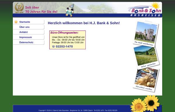 Vorschau von www.hj-bank-sohn.de, H.J Bank und Sohn Omnibusbetrieb