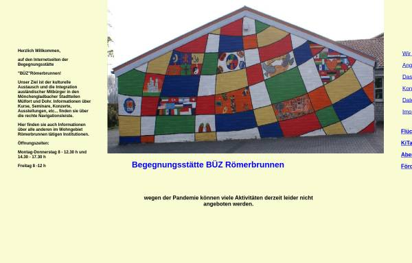 Vorschau von www.buez-rb.de, Begegnungsstätte BÜZ Römerbrunnen e.V.