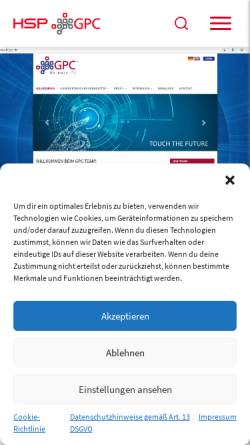 Vorschau der mobilen Webseite www.it-gpc.de, GPC GmbH