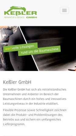 Vorschau der mobilen Webseite www.peter-kessler.com, Peter Kessler GmbH & Co.