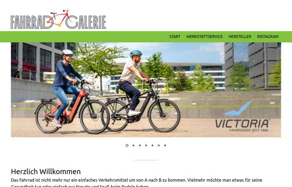 Vorschau von www.fahrradgalerie.de, Fahrrad Galerie GmbH