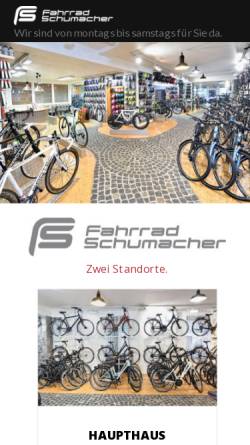 Vorschau der mobilen Webseite www.fahrrad-schumacher.de, Protec-Bikes