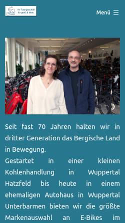Vorschau der mobilen Webseite dickten-fahrraeder.de, Zweirad Dickten