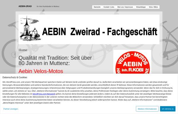 Vorschau von aebin2rad.wordpress.com, Aebin 2-Rad Fachgeschäft, Muttenz