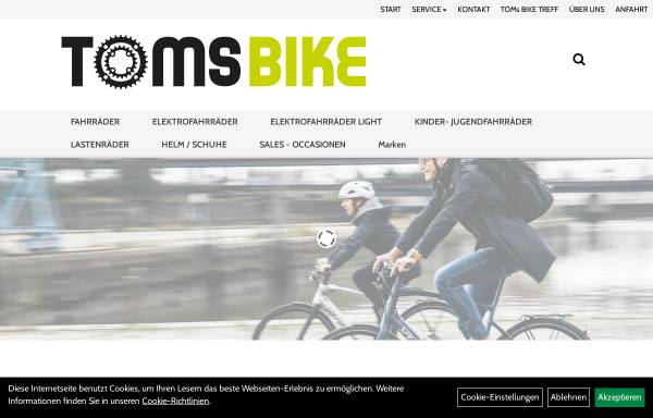 Vorschau von www.tomsbike.ch, Tom's Bike Center