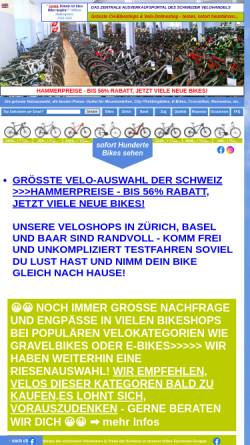 Vorschau der mobilen Webseite www.velomaerkte.ch, Velomaerkte.ch - Wide World Designs LLC