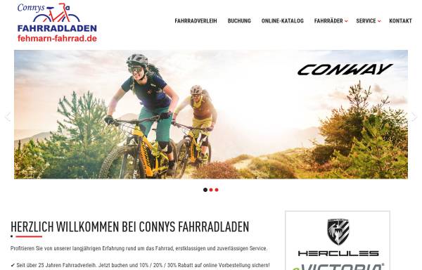 Vorschau von www.fehmarn-fahrrad.de, Connys Fahrradladen