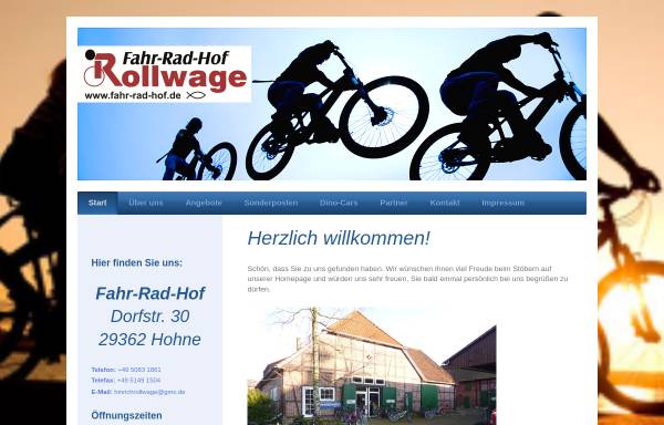 Vorschau von www.fahr-rad-hof.de, Fahr-Rad-Hof Rollwage