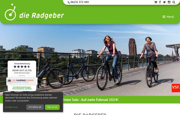 Vorschau von www.die-radgeber.de, Fahrradladen