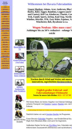 Vorschau der mobilen Webseite www.bavariabike.de, Bavaria Bikes