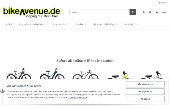 Vorschau von www.bikeavenue.de, Bikeavenue, Thomas Behnke