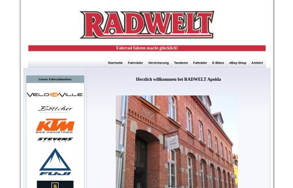 Vorschau von www.radwelt-apolda.de, Radwelt Kai-Dieter Költzsch