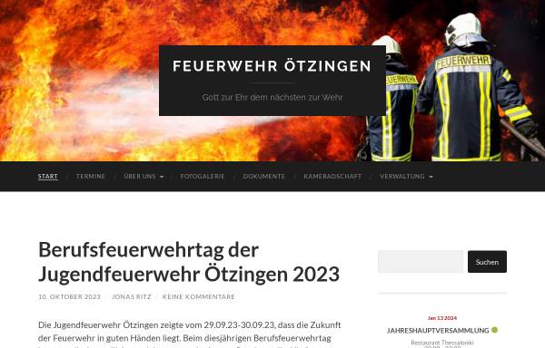 Vorschau von feuerwehr-oetzingen.de, Freiwillige Feuerwehr Ötzingen